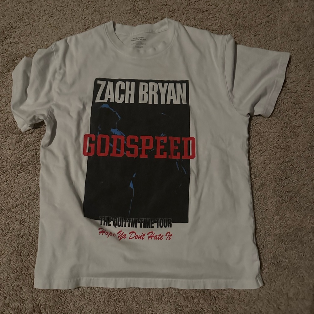 Zach Bryan White Graphic T-Shirt